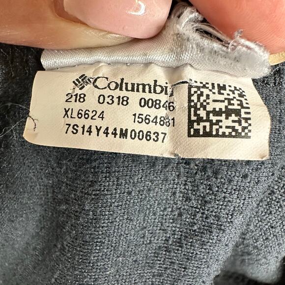 Columbia Womens size Small Arctic Air Fleece 1/2 Zip Jacket Black 1564881 - Picture 9 of 9